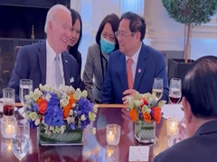 Video: Tổng thống Joe Biden thân mật tiếp Thủ tướng Phạm Minh Chính