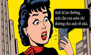 Lạc đường vì mèo cưng của vợ