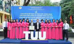 Khoa quản trị kinh doanh, Đại học Công đoàn đạt chuẩn chất lượng đào tạo