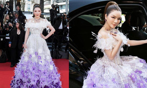 Lý Nhã Kỳ đeo trang sức gần 2,5 tỷ đồng trên thảm đỏ Cannes