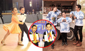 Con trai Khánh Thi-Phan Hiển cực điển trai, 7 tuổi đã ẵm loạt huy chương vàng