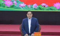 Thủ tướng Chính phủ Phạm Minh Chính làm việc với Ban Thường vụ Tỉnh ủy Gia Lai