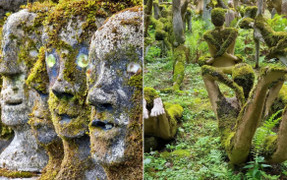 Khu du lịch đáng sợ nhất thế giới với 450 bức tượng gắn răng người