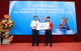 Vinh danh tấm HCV SEA Games sau 19 năm của bóng bàn Việt Nam