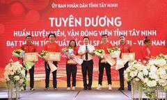 Tây Ninh tuyên dương các vận động viên đạt thành tích xuất sắc tại SEA Games 31