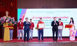 Hà Nội tuyên dương, khen thưởng HLV, VĐV có thành tích xuất sắc tại SEA Games 31