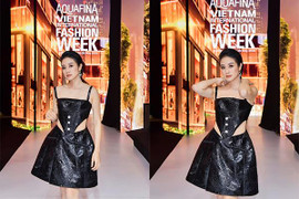 MC Phí Linh lần đầu mặc 'hở eo' gây bất ngờ