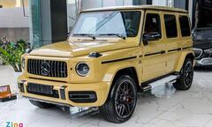 Cận cảnh Mercedes-AMG G63 màu vàng cát hiếm gặp