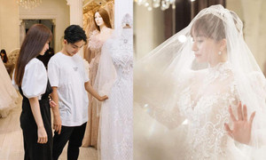 Sao Việt 1/6: Phan Hiển đưa Khánh Thi đi thử váy cưới