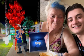 Chàng trai 19 tuổi cầu hôn cụ bà U80 với nhẫn kinh cương gây tranh cãi xôn xao