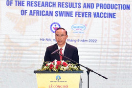 Chính thức công bố lưu hành vaccine thương mại dịch tả lợn Châu Phi