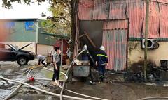 Cháy kho thực phẩm đang bị đình chỉ hoạt động vì vi phạm phòng cháy chữa cháy