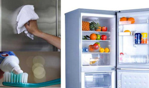 5 cách tẩy vết ố vàng trong tủ lạnh