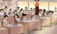 Đố bạn học sinh nào đang gian lận?