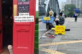 Giật mình trước các thông báo từ hài hước đến bá đạo được chụp ở ngoài phố