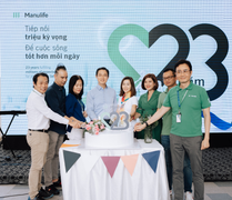 Manulife kỷ niệm 23 năm đồng hành cùng tạo ra một tương lai tốt đẹp hơn