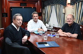 Lãnh đạo Pháp, Đức và Italy cùng tới Kiev