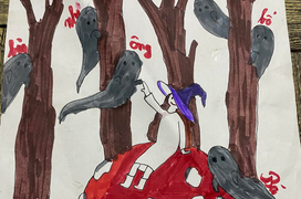 Những bức vẽ thể hiện tình cảm của hội trẻ con nhưng sao trông có vẻ lạ lắm