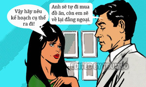 Tưởng bở khi chồng đề nghị 'vui vẻ'