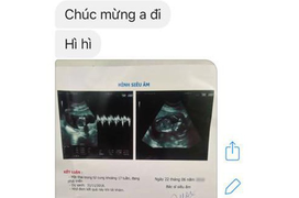 Sững sờ khi bạn trai cũ nhắn tin khoe lên chức bố, cô gái đáp trả 'căng đét'