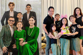 Những gia đình đông con được ngưỡng mộ của showbiz Việt 