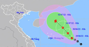 Áp thấp nhiệt đới giật cấp 8, khả năng mạnh lên thành bão trong 2 ngày tới