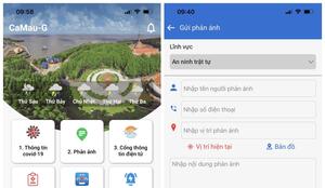 Cà Mau tiếp nhận phản ánh của người dân qua ứng dụng 'CaMau-G'