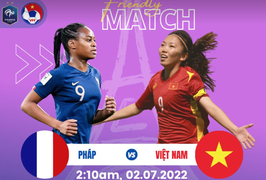 Trực tiếp bóng đá tuyển nữ Việt Nam vs Pháp