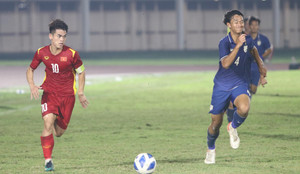 Trực tiếp bóng đá U19 Việt Nam 1-1 U19 Thái Lan: Văn Khang gỡ hòa