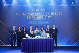 Lễ ký kết đối tác kinh doanh chiến lược dự án do Novaland phát triển
