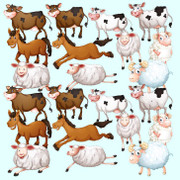 Chỉ có 2 con vật trông y hệt nhau, bạn có tìm được?