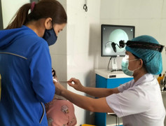 Bé gái 12 tuổi ở Hà Tĩnh bị gián chui vào tai