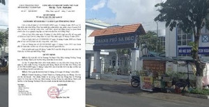 Kỷ luật Hiệu trưởng Trường THPT TP Sa Đéc