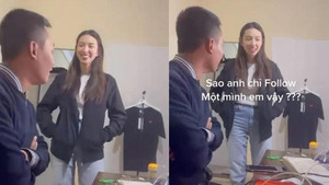 Quang Linh Vlogs bối rối khi Thùy Tiên chất vấn ‘Sao anh chỉ follow mình em?’
