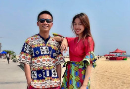 Thùy Tiên và Quang Linh diện trang phục dân tộc Angola, fan hào hứng ghép đôi