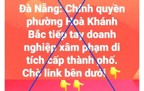 Viết status vu khống chính quyền phường ở Đà Nẵng, chủ Fanpage bị phạt tiền