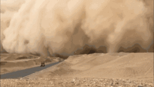 Video: Bão cát khổng lồ 'nuốt chửng' nhiều ngôi làng ở Trung Quốc