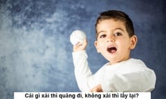 Cái gì xài thì quăng đi, không xài thì lấy lại?