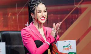 Diệp Lâm Anh rạng rỡ ngồi ghế giám khảo sau đổ vỡ hôn nhân