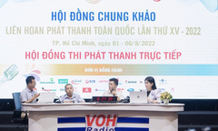 Nhìn lại ngày chấm thi Chương trình phát thanh trực tiếp đầu tiên