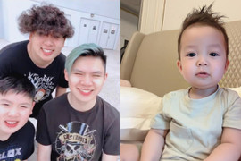 Bằng Kiều gây sốt khi 'trình làng' cả 4 cậu con trai