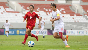 Thắng đậm U18 Myanmar, U18 nữ Việt Nam vào chung kết Đông Nam Á