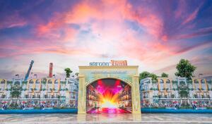 Sài Gòn Town - mở rộng lợi thế kinh doanh trên shophouse vỉa hè rộng đến 11m