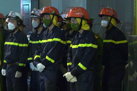 Video: Người thân, đồng đội chuẩn bị tiễn đưa 3 cảnh sát PCCC hy sinh