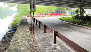 Thanh niên nghi cướp nhảy xuống kênh ở TP.HCM mất tích