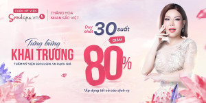 'Bão' sale 80% 'đổ bộ' Thẩm mỹ viện Seoulspa.vn Rạch Giá nhân ngày khai trương