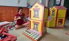 Làng vàng mã xuất bán hàng nghìn ô tô, xe máy, nhà lầu mùa lễ Vu Lan