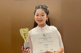 Học sinh Việt Nam giành huy chương tại Liên hoan nghệ thuật châu Á