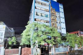 Ảnh: Sập nhà 6 tầng phía sau khách sạn ở Hải Phòng