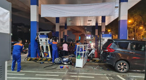 Tài xế tông hàng loạt xe máy ở cây xăng Hà Nội khai say xỉn, đạp nhầm ga